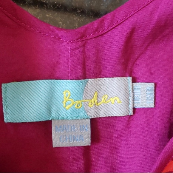 Boden Abstract Floral Zinnia Sheath Dress Sz6 - Picture 3 of 6